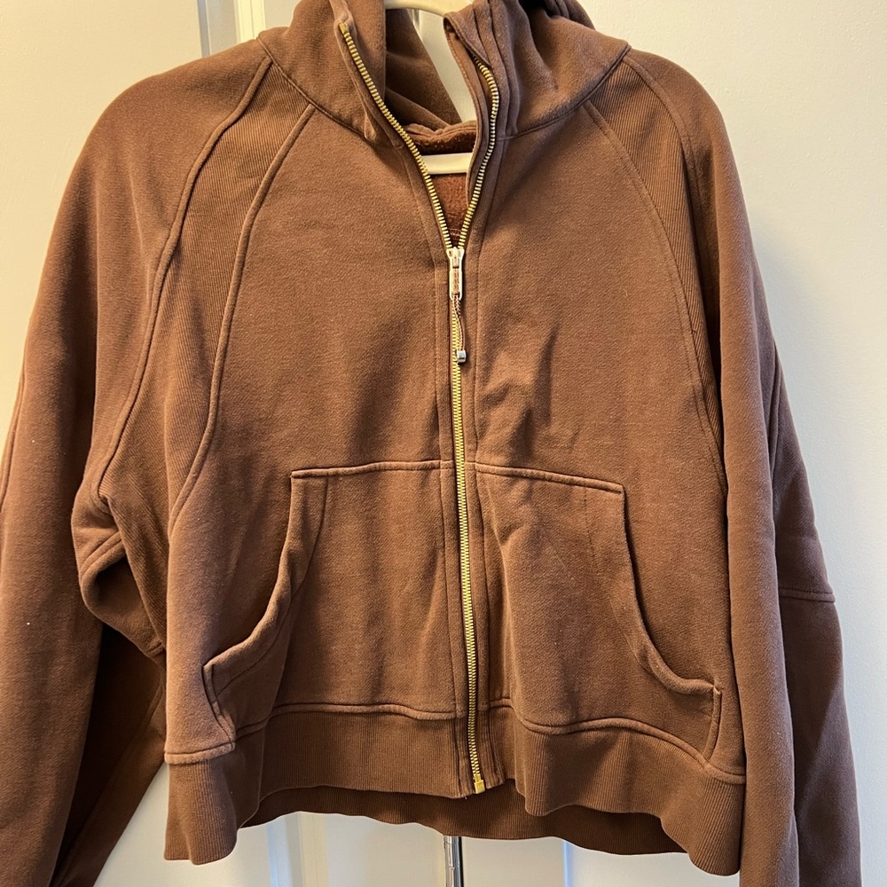 Lululemon oversized full zip scuba hoodie